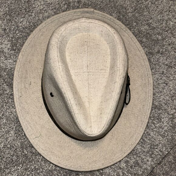 Penguin Cotton/Linen/Spandex Blend Cream Hat Sz. S/M - Picture 4 of 6